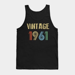 Vintage 1961 Birthday Tank Top